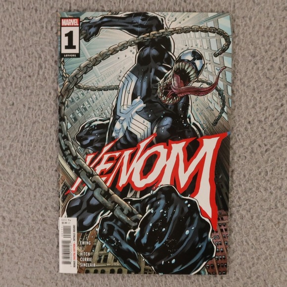 Venom #1 2021 1st App Meridius Cameo Bedlam Cover A Bryan Hitch Marvel‎ NM - Picture 1 of 16